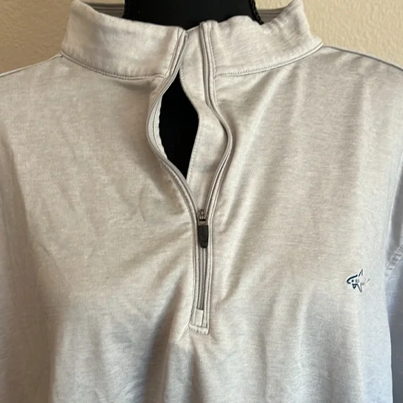 Greg Norman, long sleeve mock turtleneck, collar, lightweight, golf shirt​​​ - Picture 3 of 7